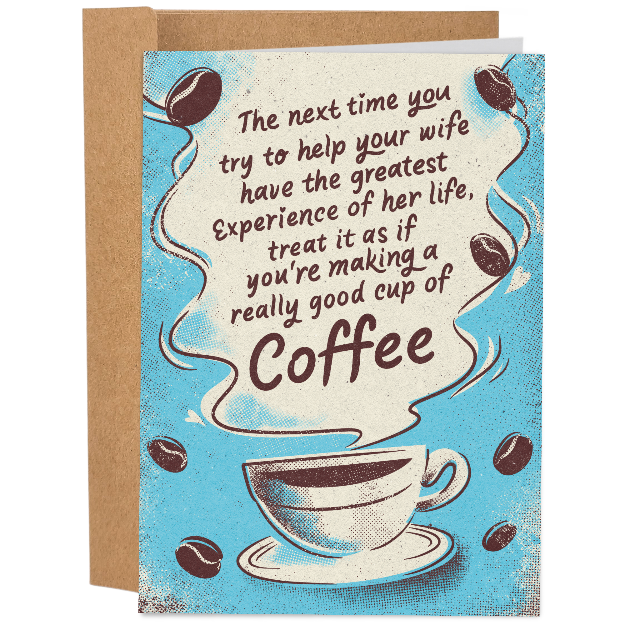 Good Cup Of Coffee | WTD Collab | Funny Valentine's Day Card