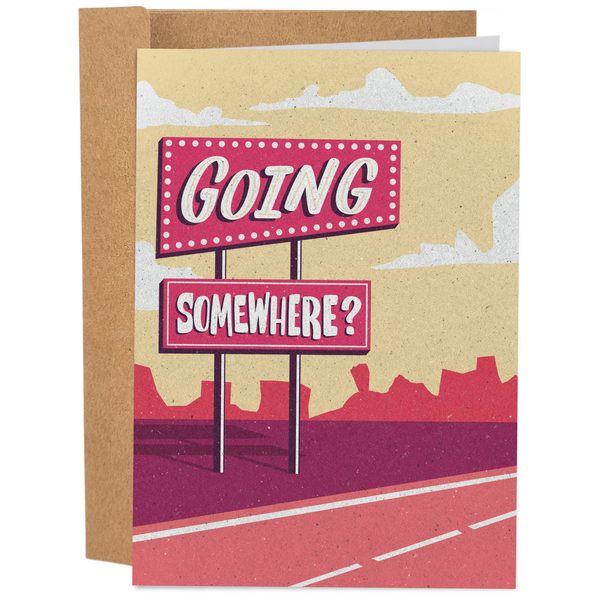 funny valentine's day card cover saying going somewhere?