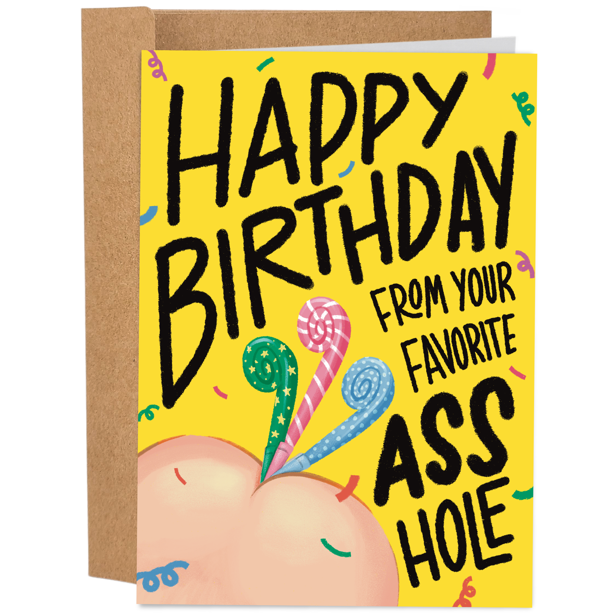 From Your Favorite Asshole | Funny Birthday Card