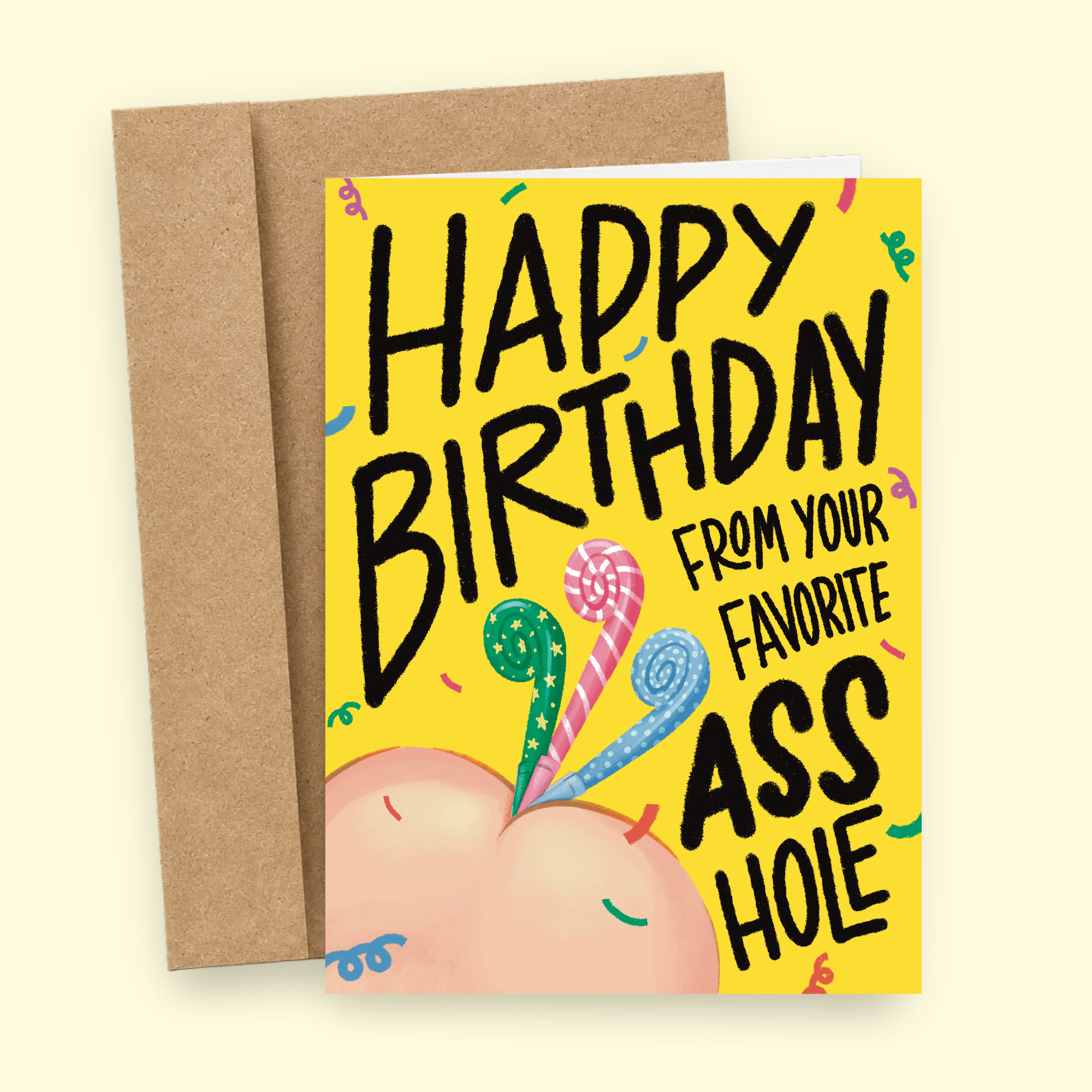From Your Favorite Asshole | Funny Birthday Card