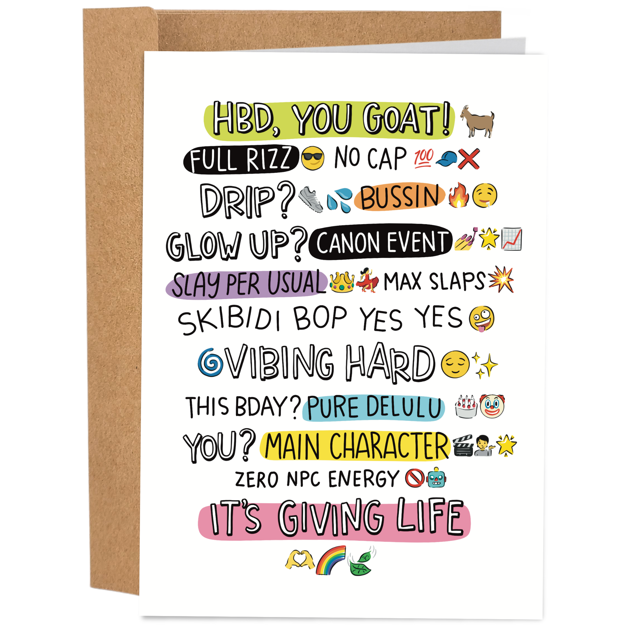 Gen Z Birthday Card | Funny Birthday Card