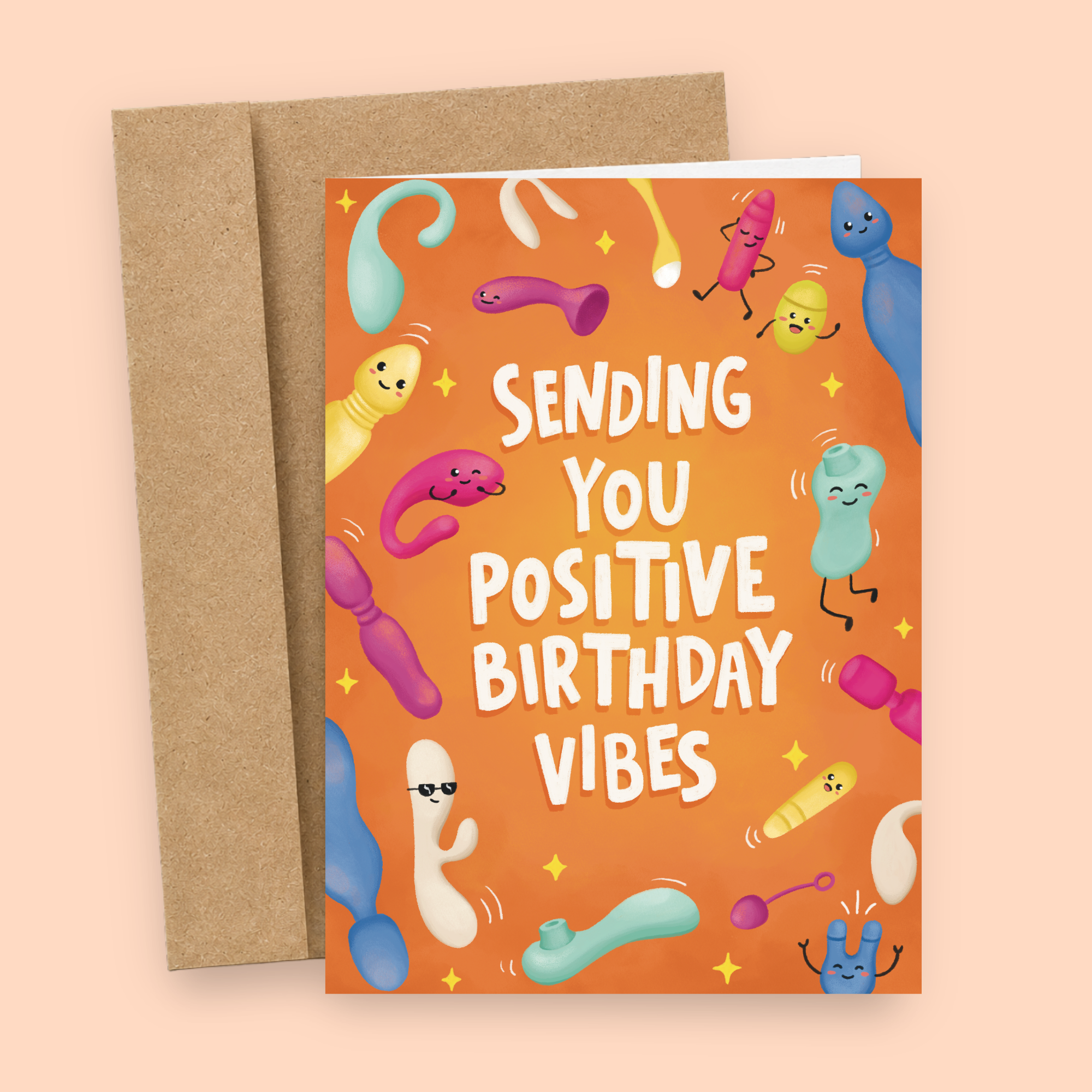 Positive Birthday Vibes  | Funny Birthday Card