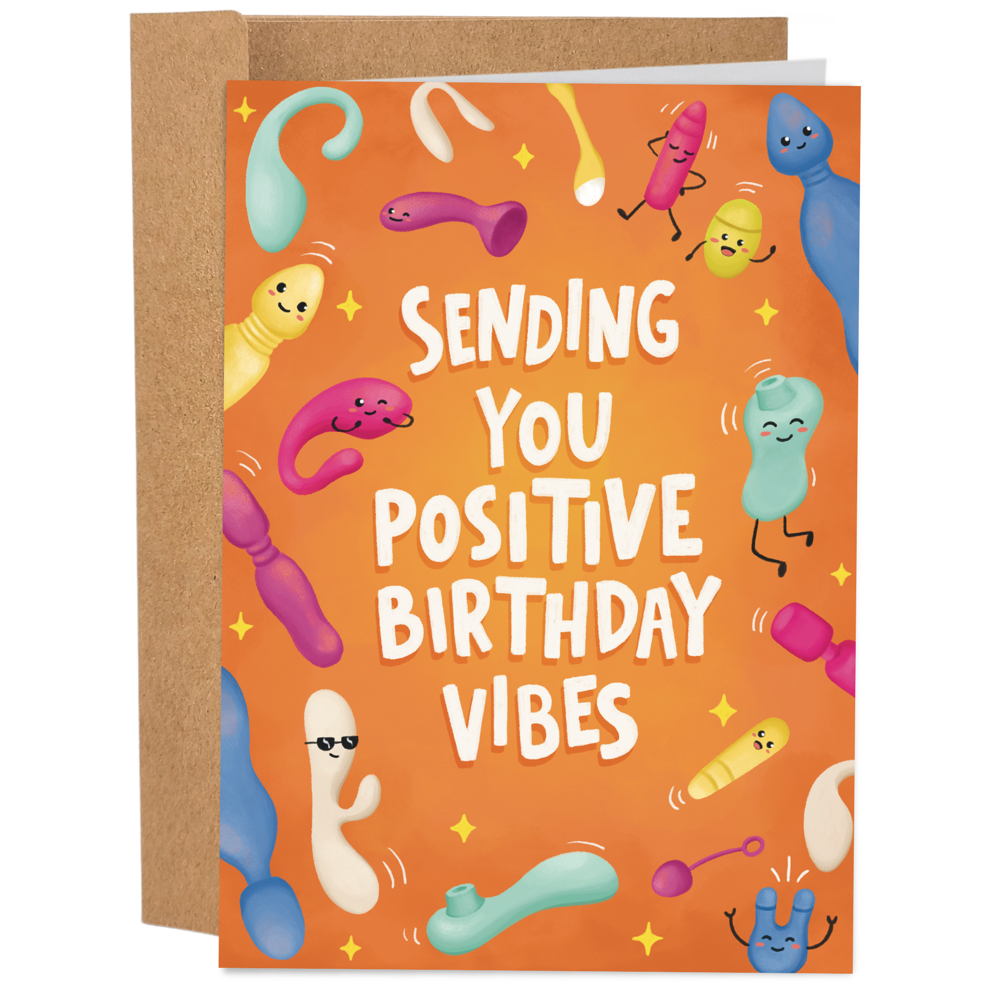 Positive Birthday Vibes  | Funny Birthday Card