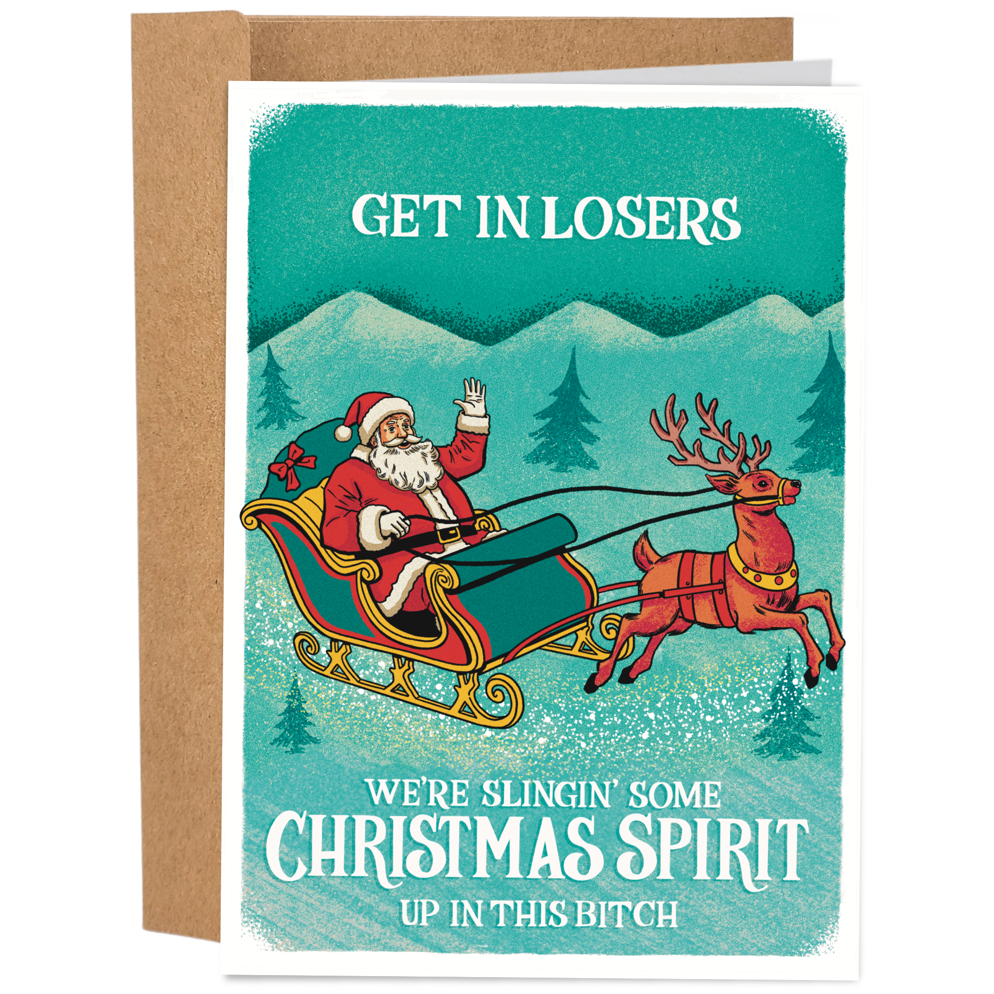 Some Christmas Spirit  | Funny Christmas Card