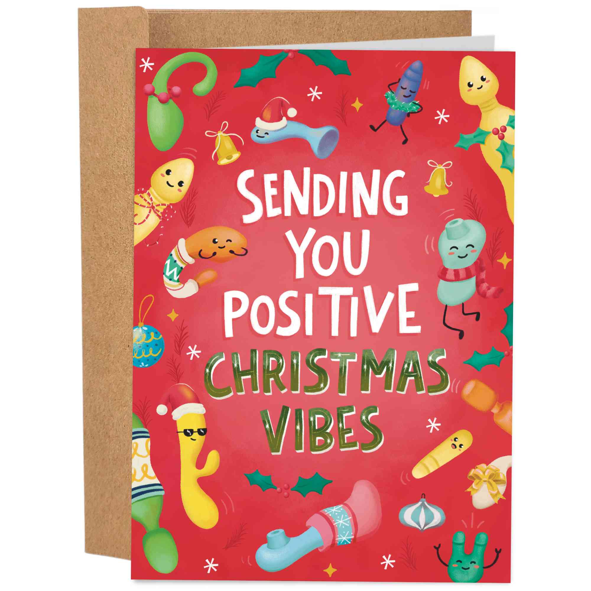 Positive Vibes Christmas  | Funny Christmas Card