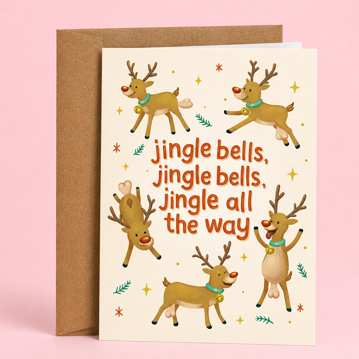 Jingle All The Way | Funny Christmas Card