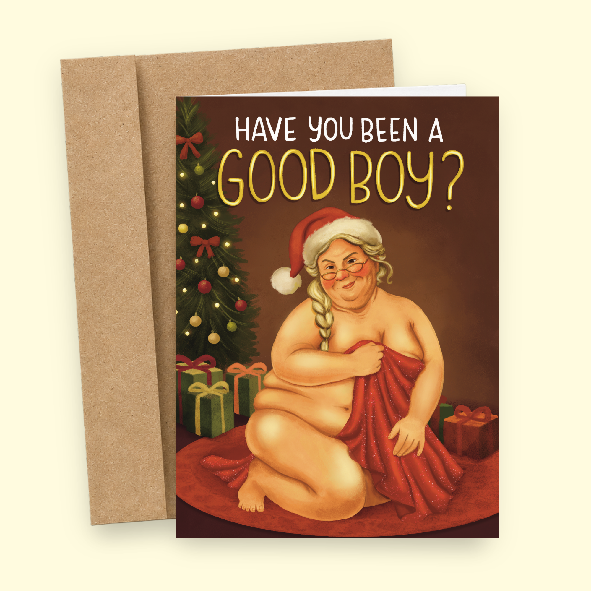 Have You Been A Good Boy | Funny Christmas Card