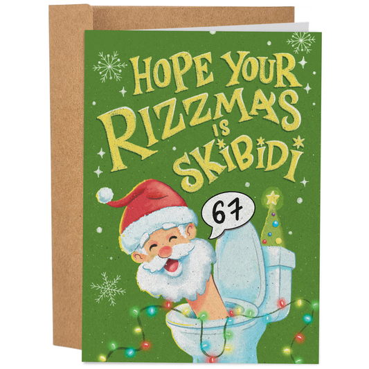 Rizzmas Is Skibidi | Funny Christmas Card