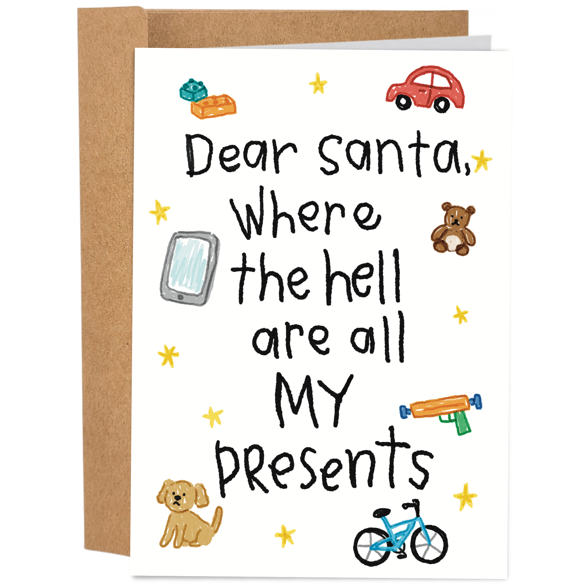 Dear Santa | Funny Christmas Card