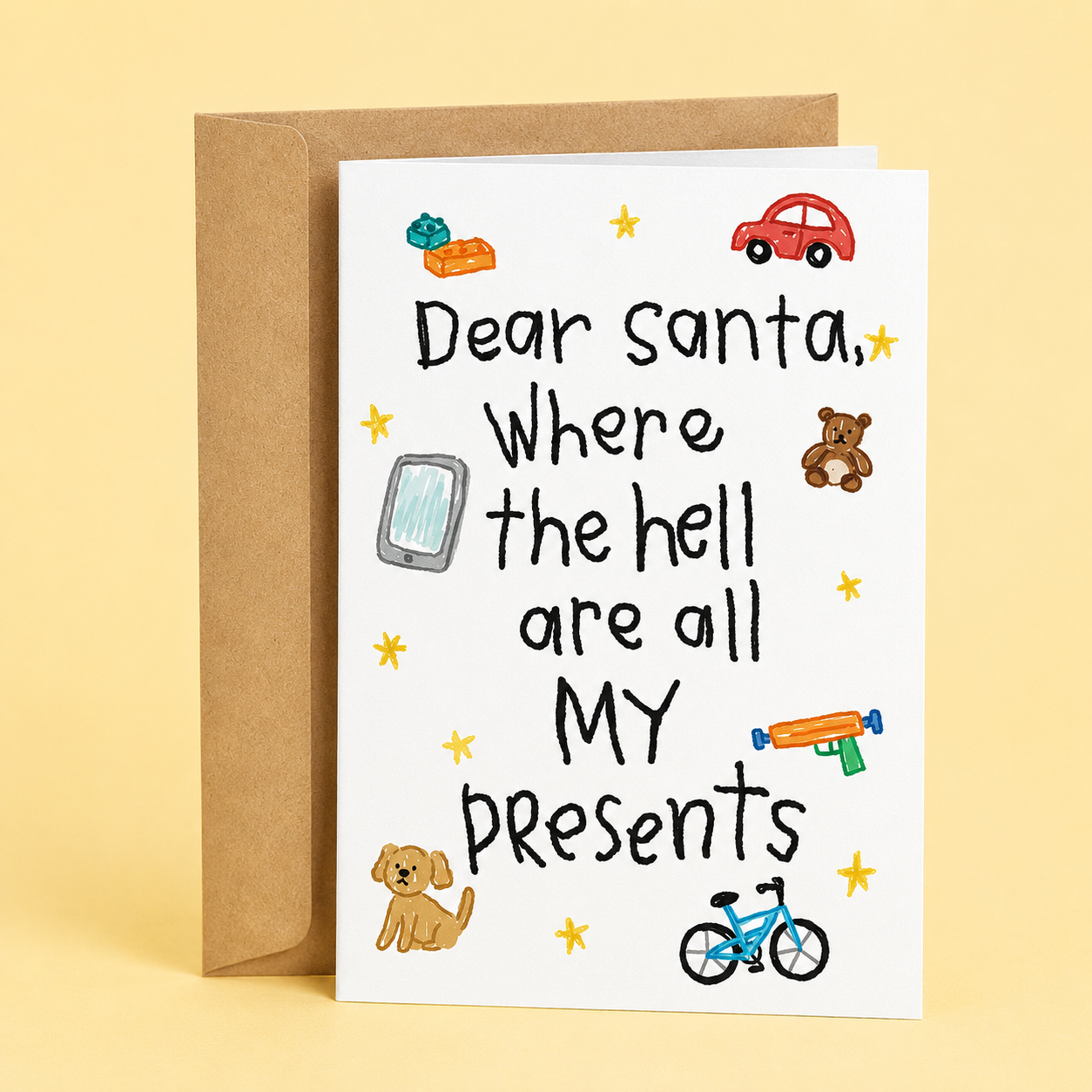 Dear Santa | Funny Christmas Card