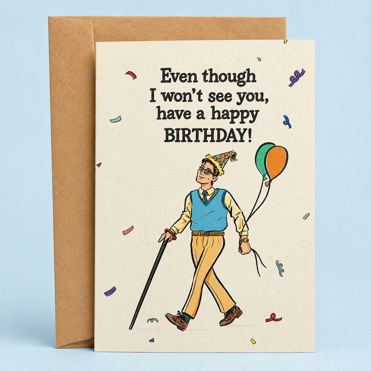 Sleazy Greetings birthday card
