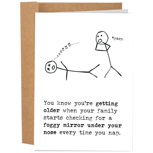 Foggy Mirror | Funny Birthday Card