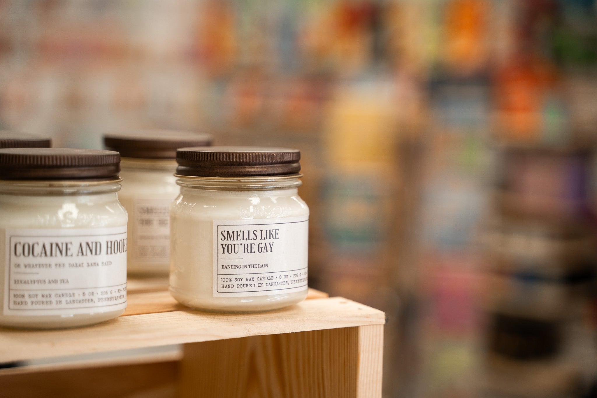 Smells Like You're Gay - Funny Candle 8oz Soy Wax