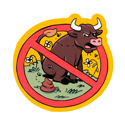 No Bullshit - Funny Vinyl Sticker