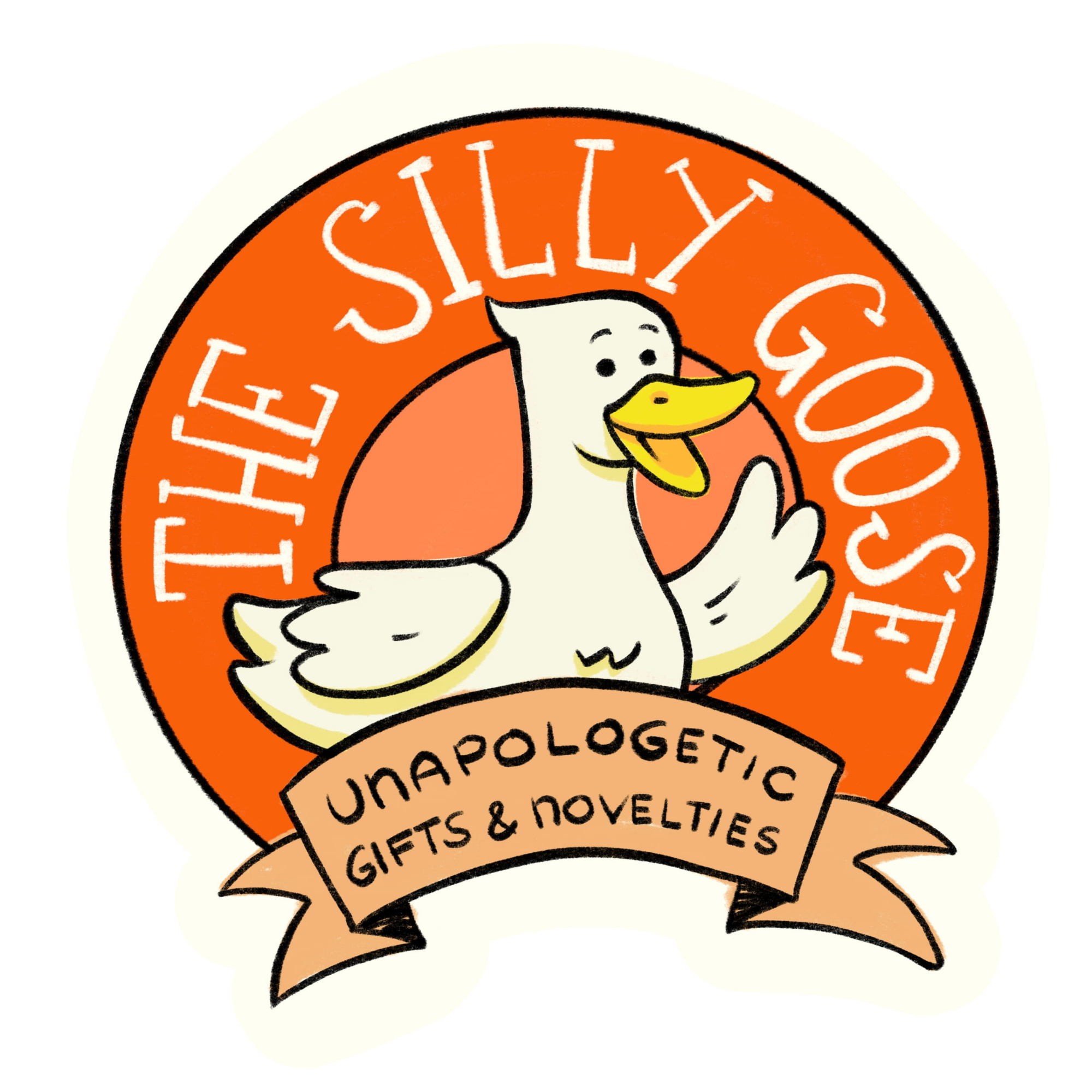 The Silly Goose Unapologetic Gifts & Novelties Vinyl Sticker