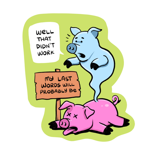 Well That Didn't Work - Funny Vinyl Sticker