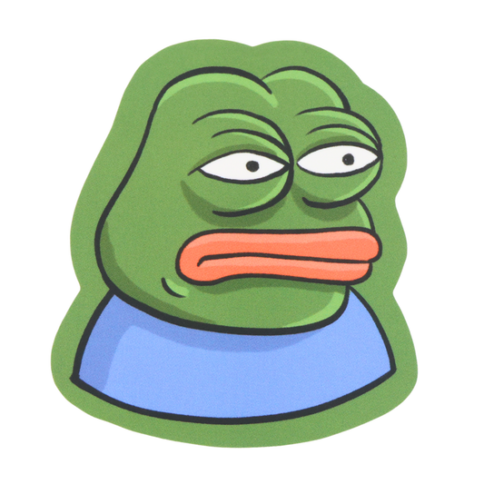 Pepe the Frog Meme - Funny Vinyl Sticker