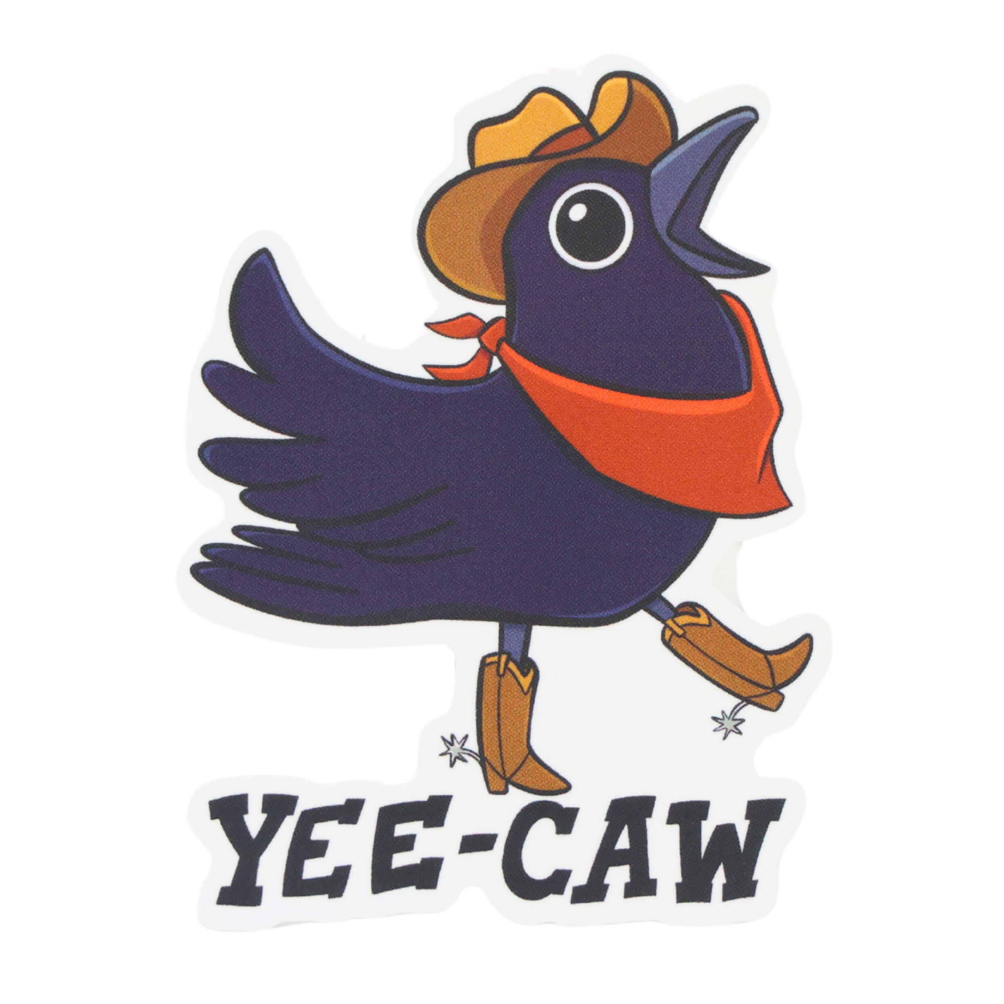 Yee-Caw - Funny Vinyl Sticker