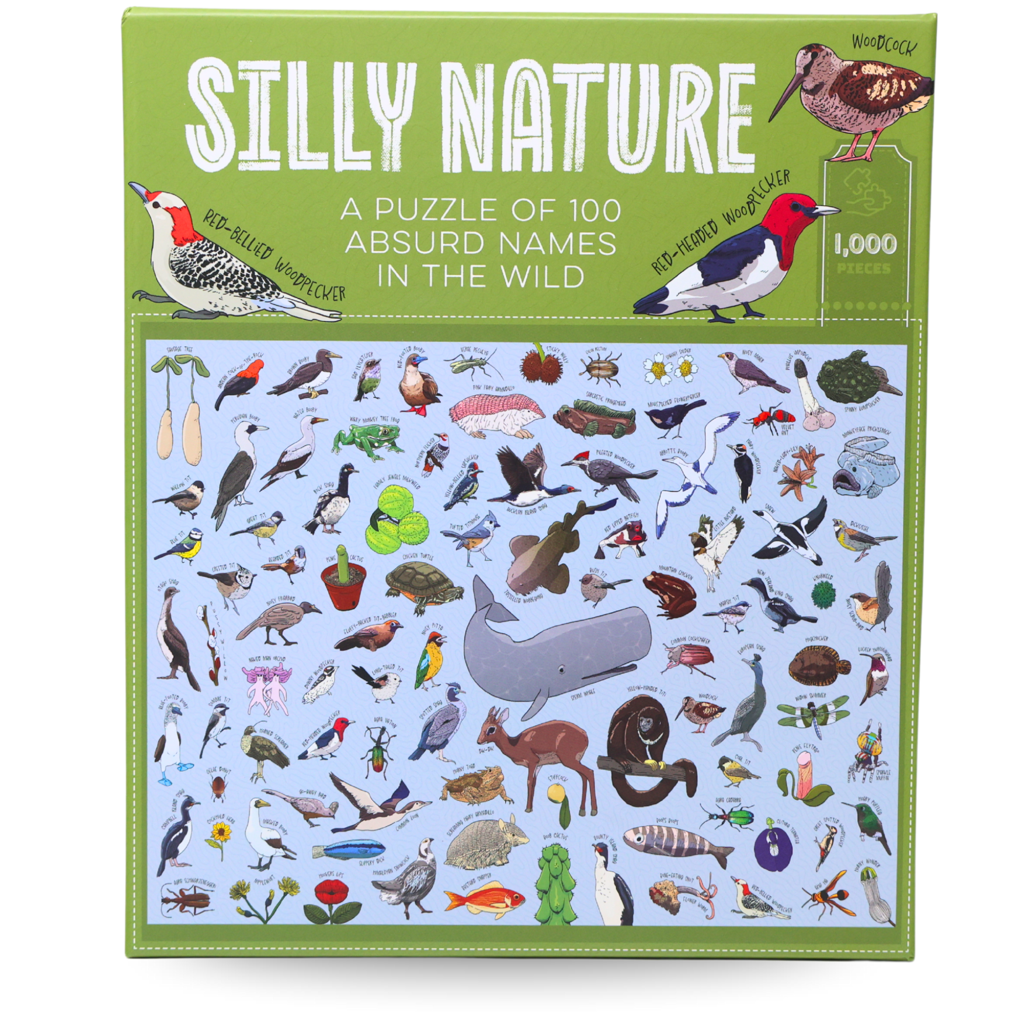 Silly Nature Puzzle – 1,000 Piece Funny Nature Gift for Science Lovers