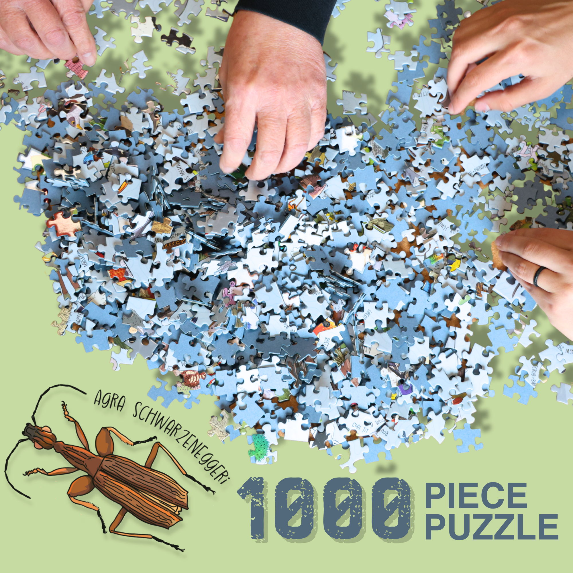 Silly Nature Puzzle – 1,000 Piece Funny Nature Gift for Science Lovers