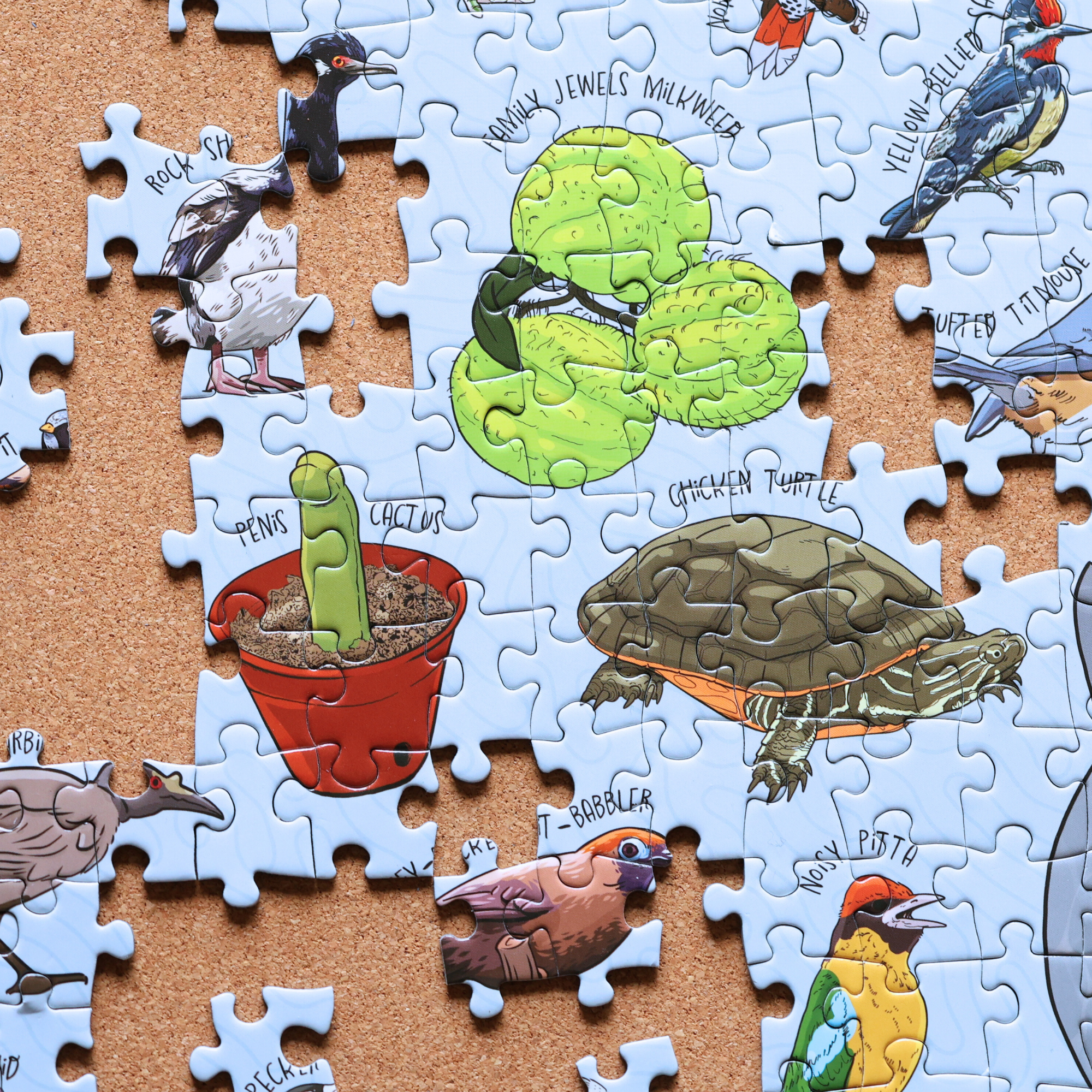 Silly Nature Puzzle – 1,000 Piece Funny Nature Gift for Science Lovers