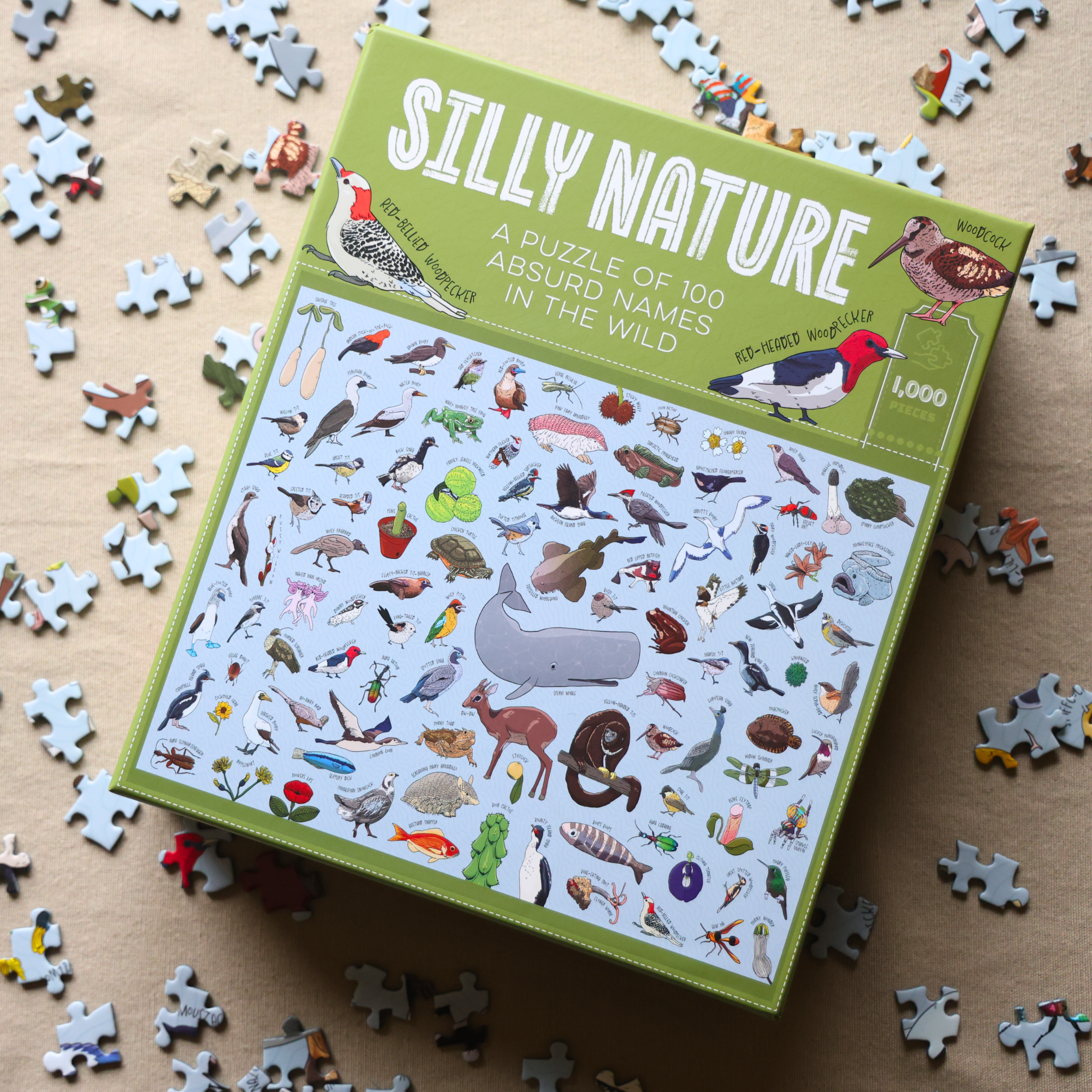 Silly Nature Puzzle – 1,000 Piece Funny Nature Gift for Science Lovers