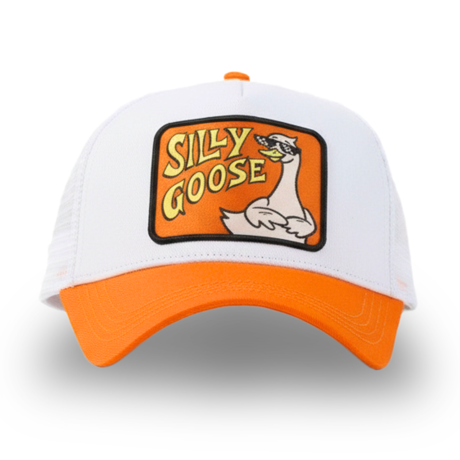 Cool Silly Goose Orange | Funny Trucker Hat