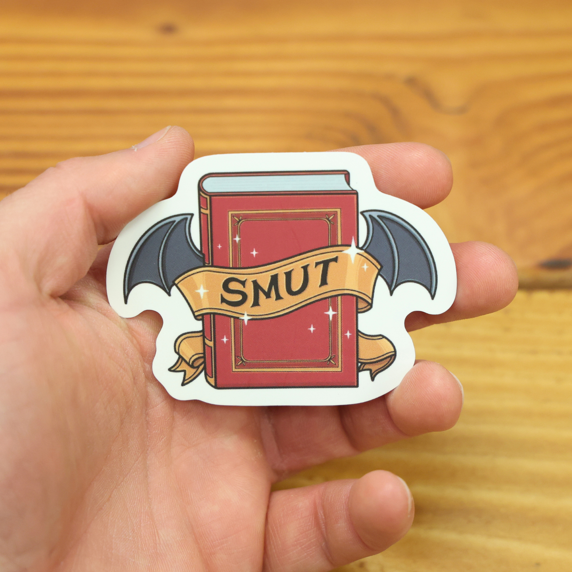 Smut Book Funny Vinyl Sticker
