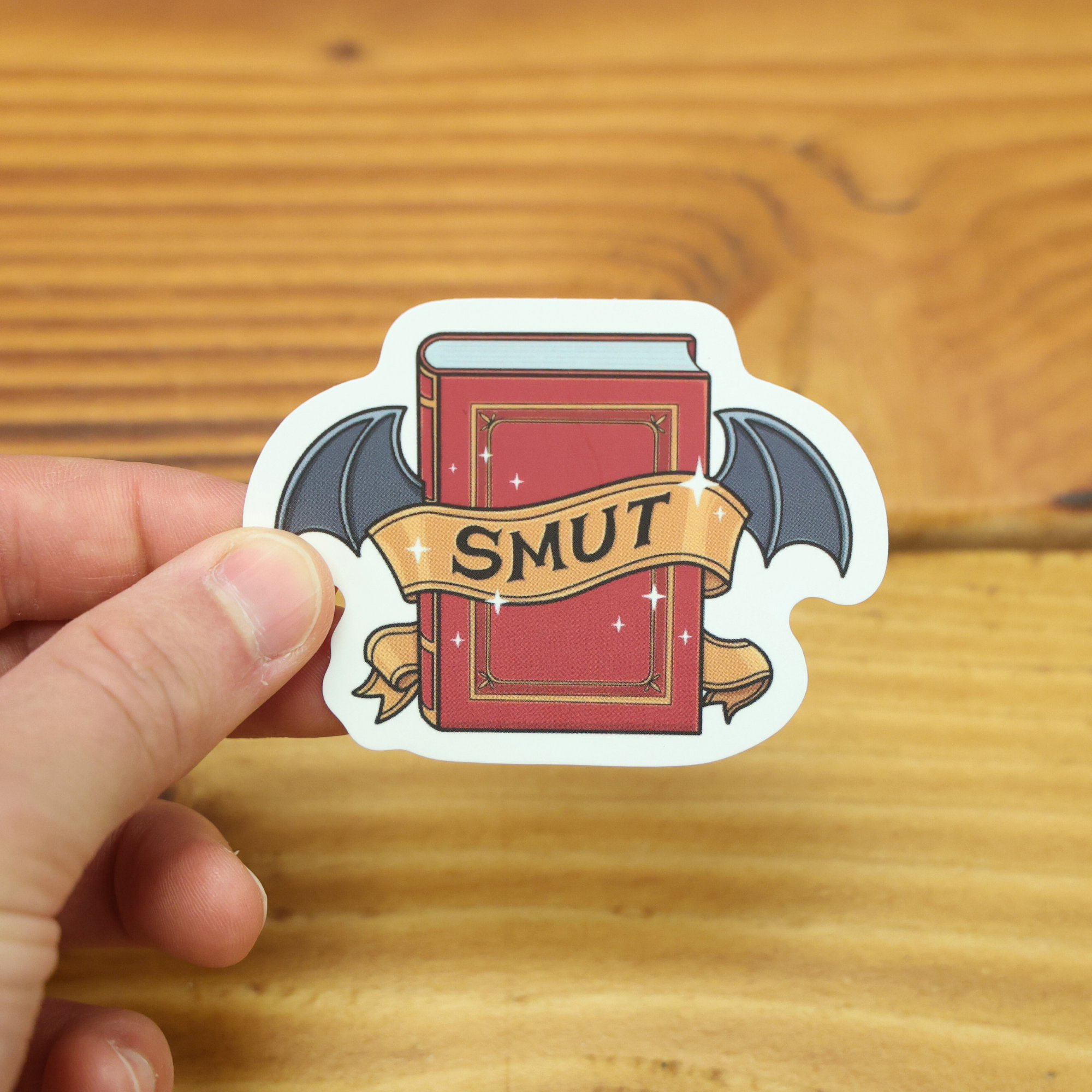 Smut Book Funny Vinyl Sticker