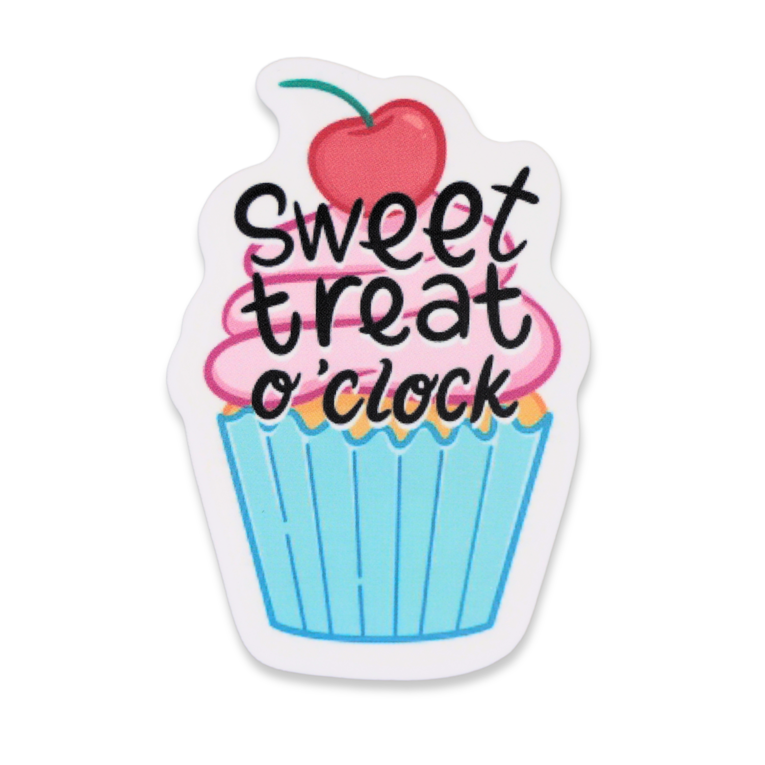 Sweet Treat O'Clock Funny Vinyl Sticker