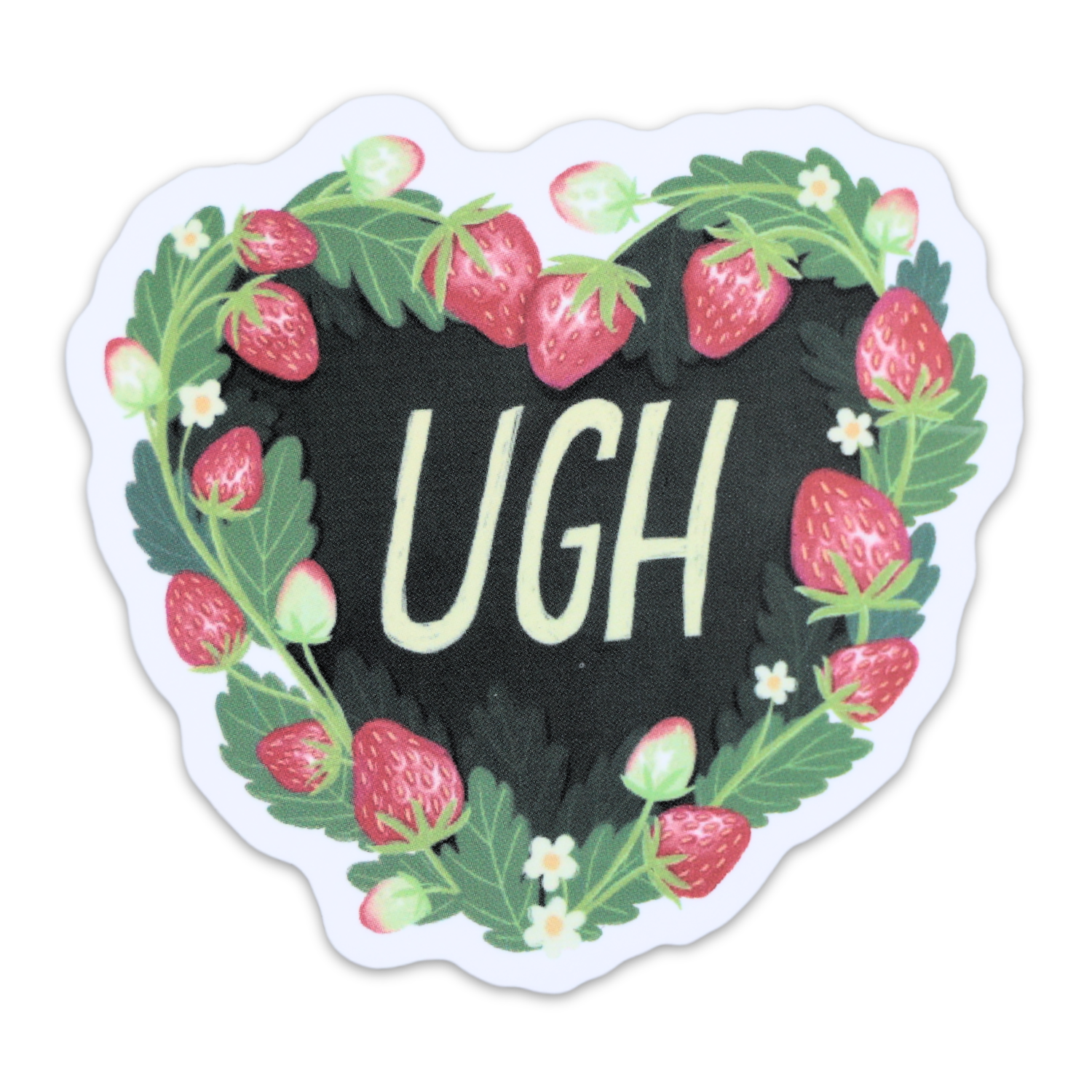 UGH Funny Vinyl Sticker