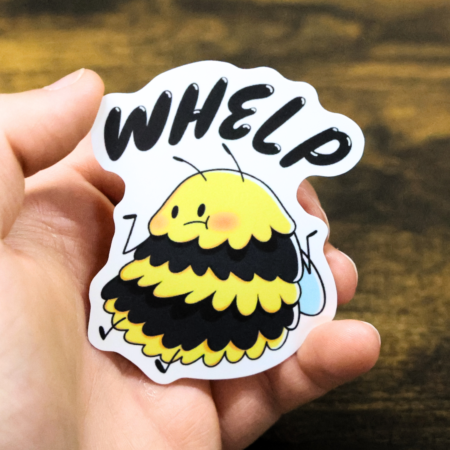 Whelp Funny Vinyl Sticker