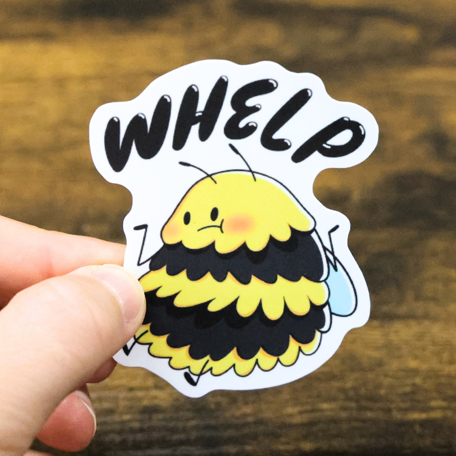 Whelp Funny Vinyl Sticker