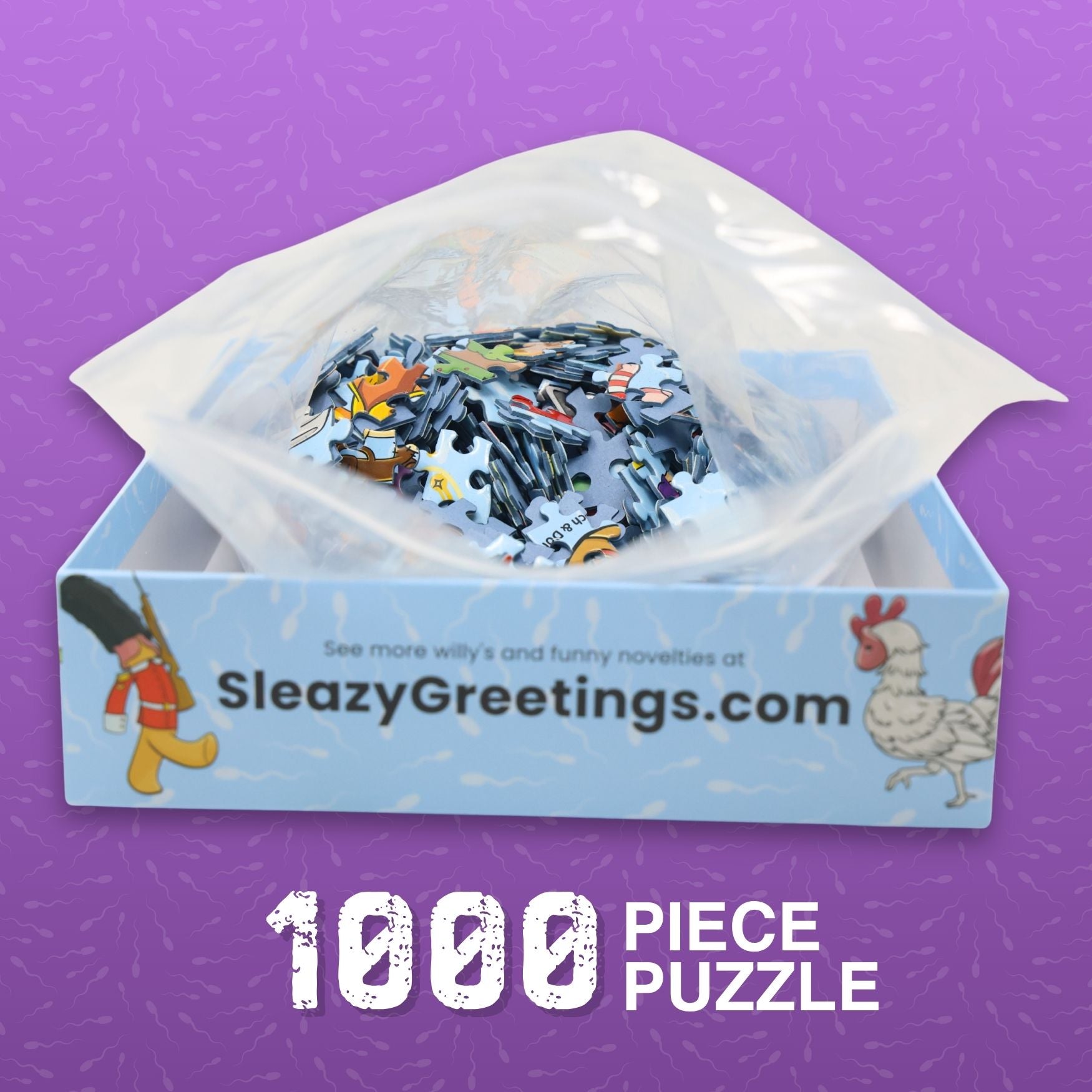 Willy Great Puzzle - Funny Penis 1000 Piece Jigsaw Puzzle