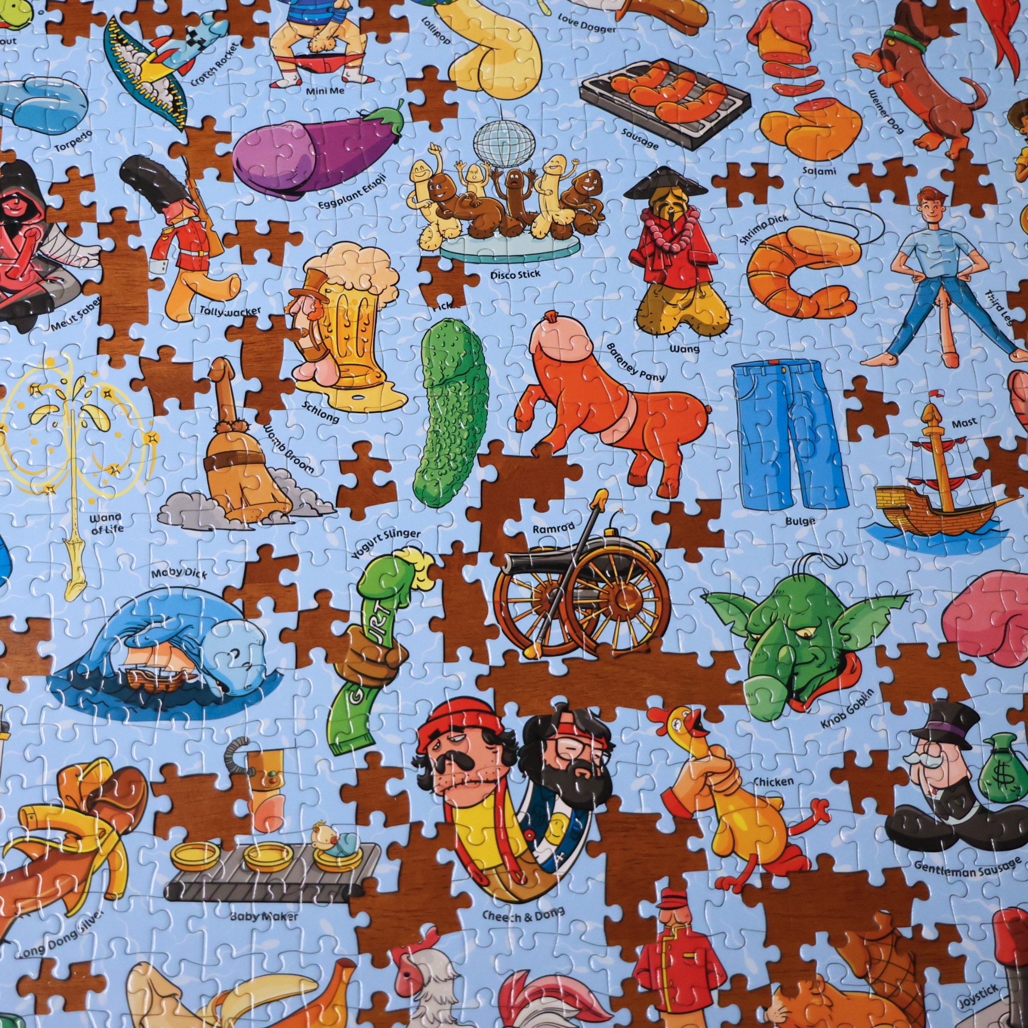 Willy Great Puzzle - Funny Penis 1000 Piece Jigsaw Puzzle