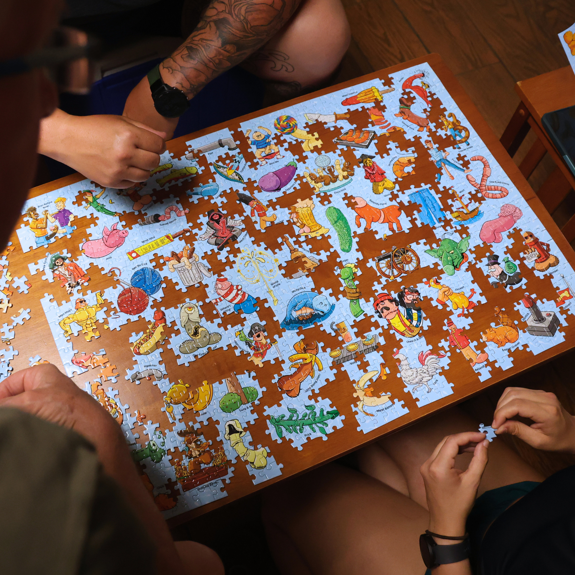 Willy Great Puzzle - Funny Penis 1000 Piece Jigsaw Puzzle