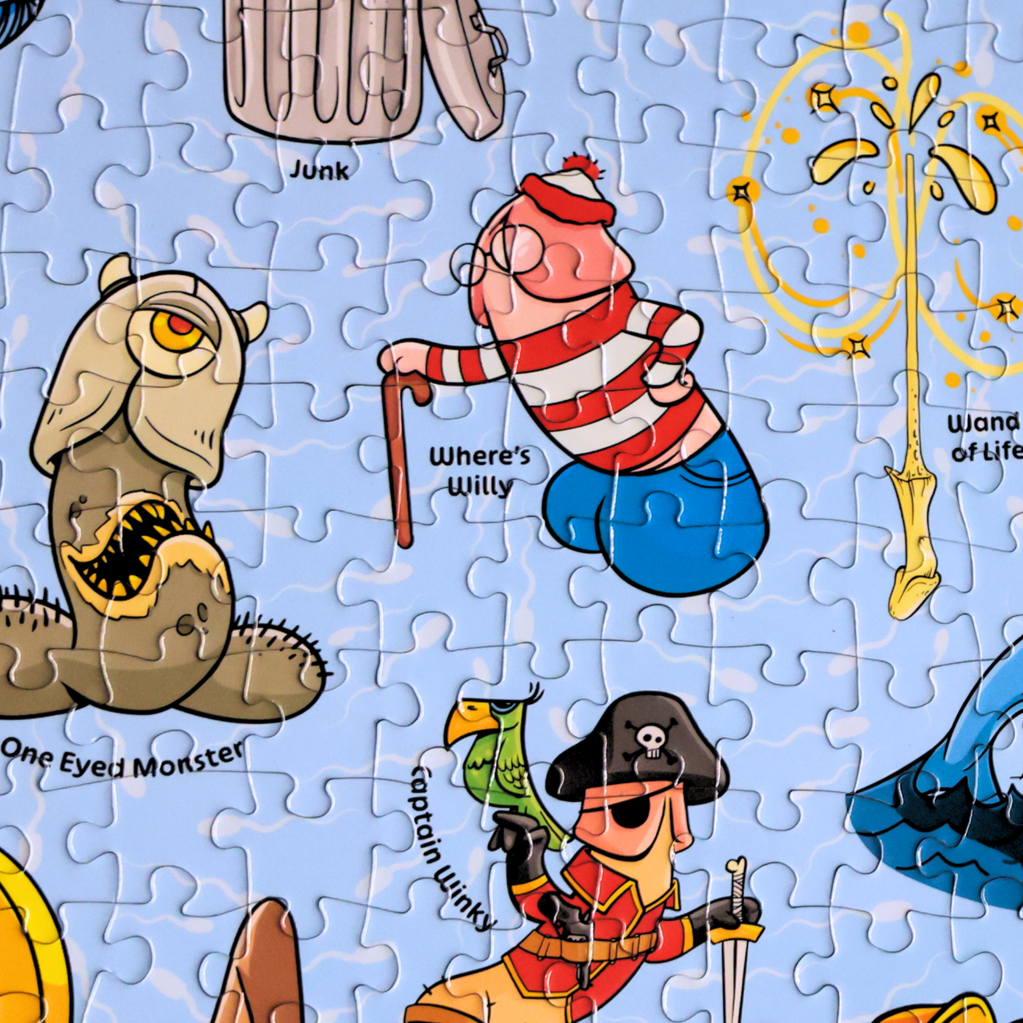 Willy Great Puzzle - Funny Penis 1000 Piece Jigsaw Puzzle