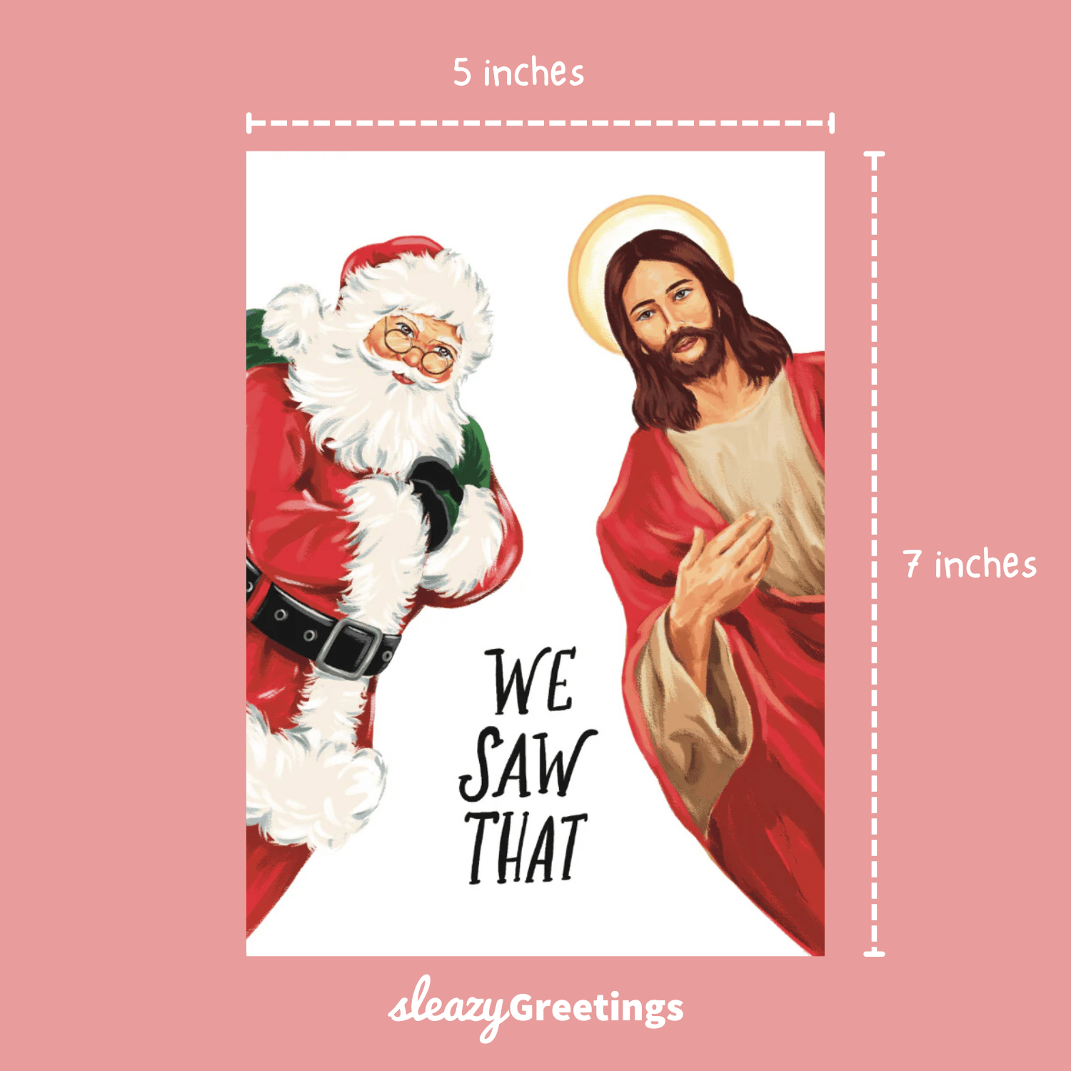We Saw That | 6 Funny Christmas Cards Bundle