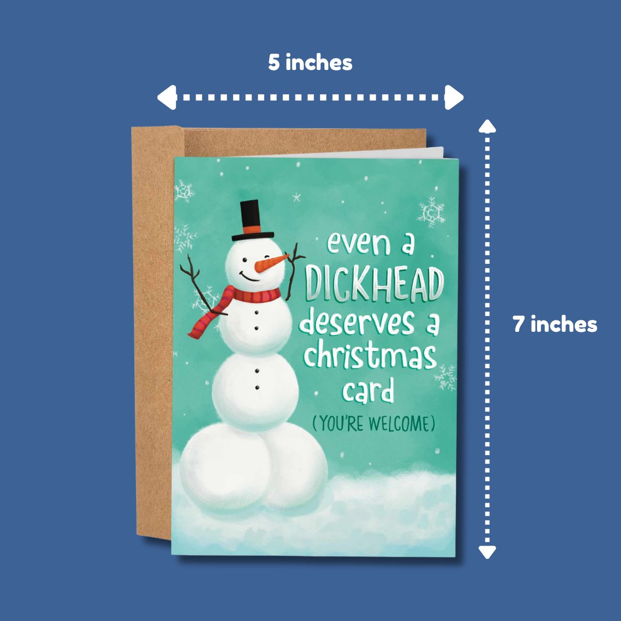 Funny Christmas Card Bundle – Sleazy Holiday Cards for Adults (Pack of 6, 12, or 24)