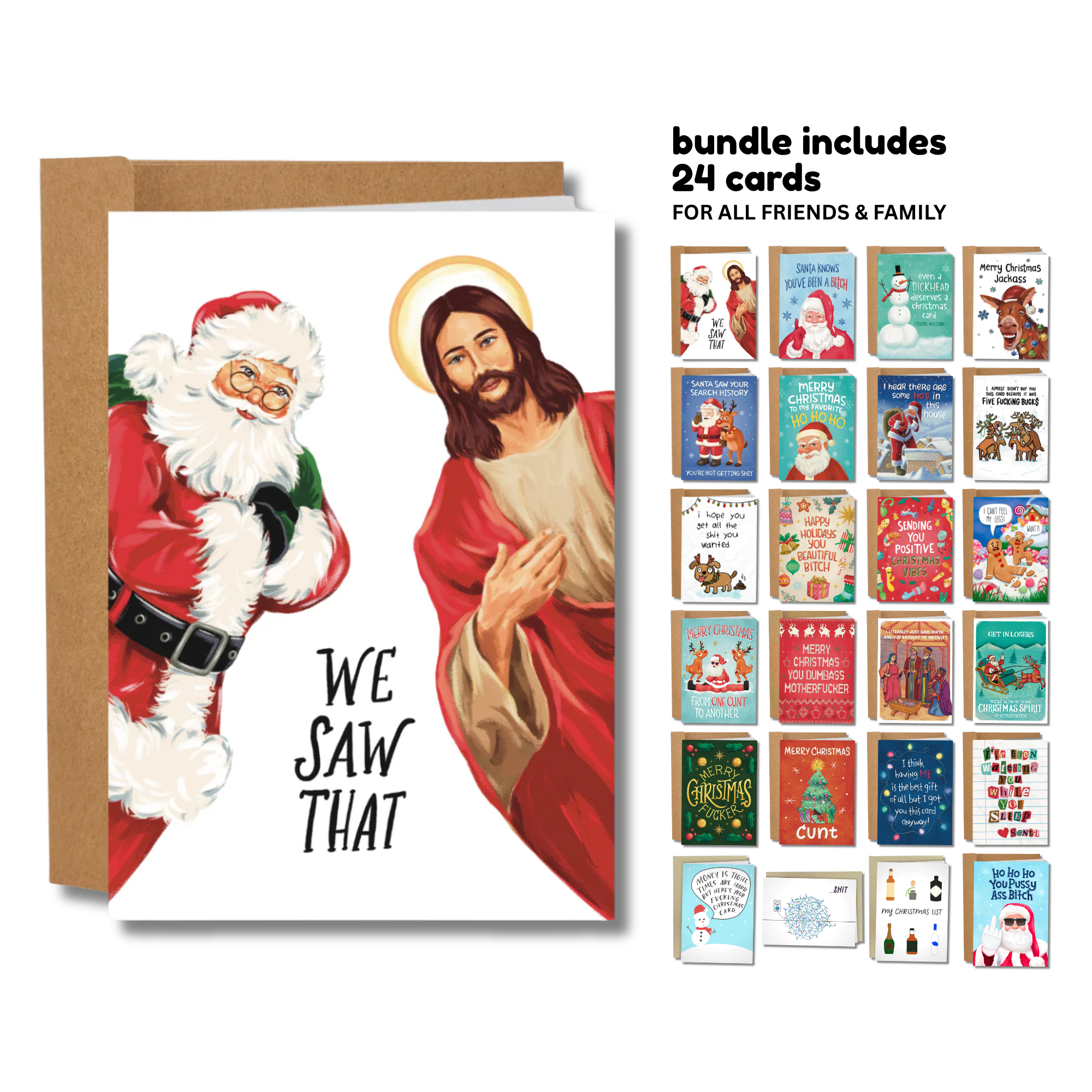 24 Christmas Cards Too Funny for the Nice List