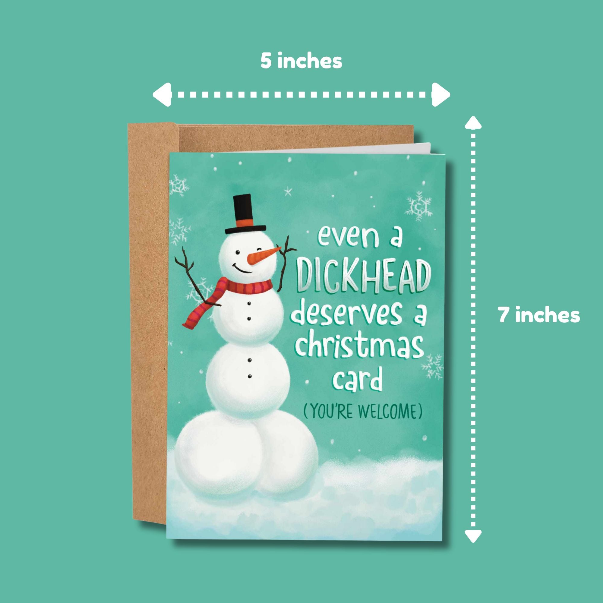 Funny Christmas Card Bundle – Sleazy Holiday Cards for Adults (Pack of 6, 12, or 24)