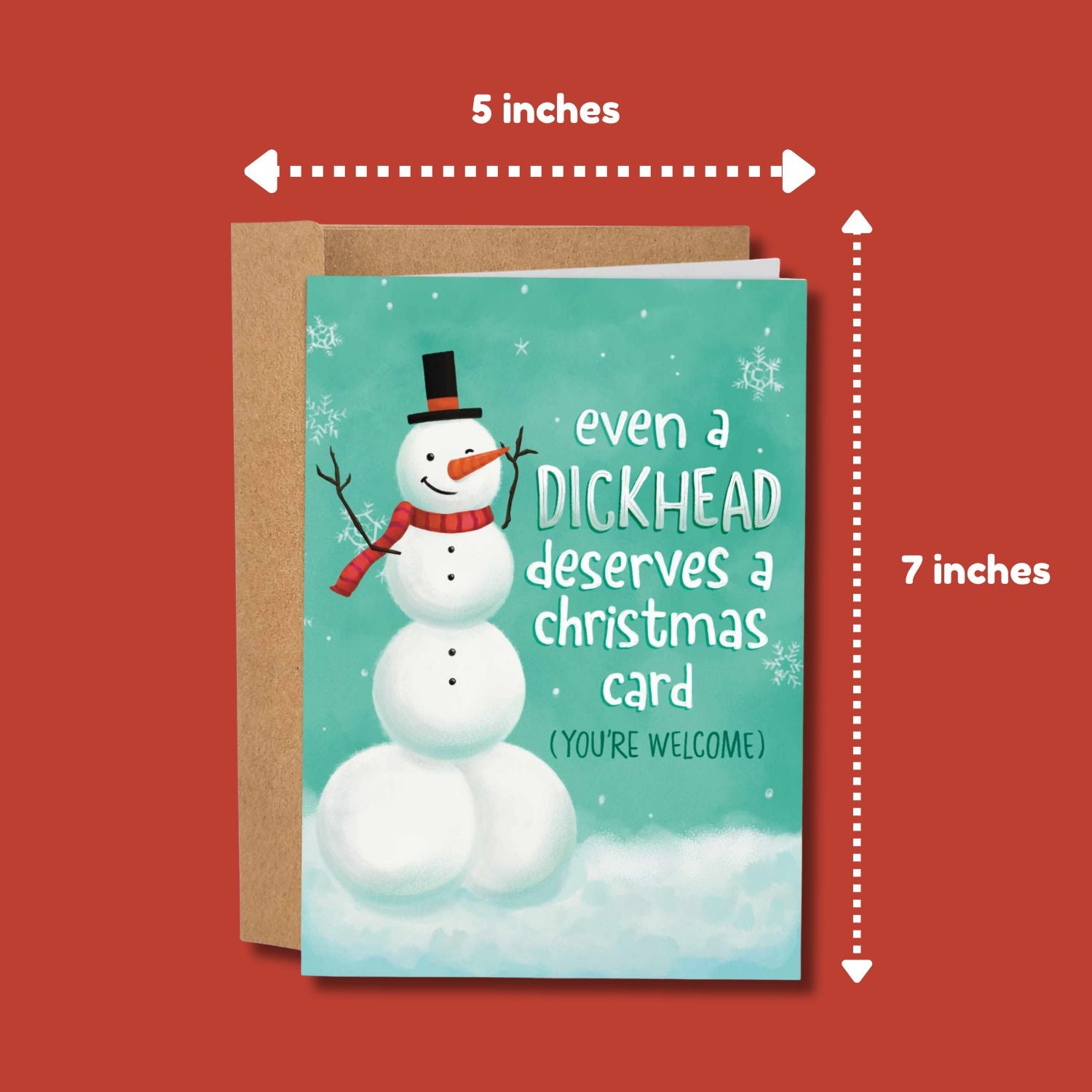 Funny Christmas Card Bundle – Sleazy Holiday Cards for Adults (Pack of 6, 12, or 24)