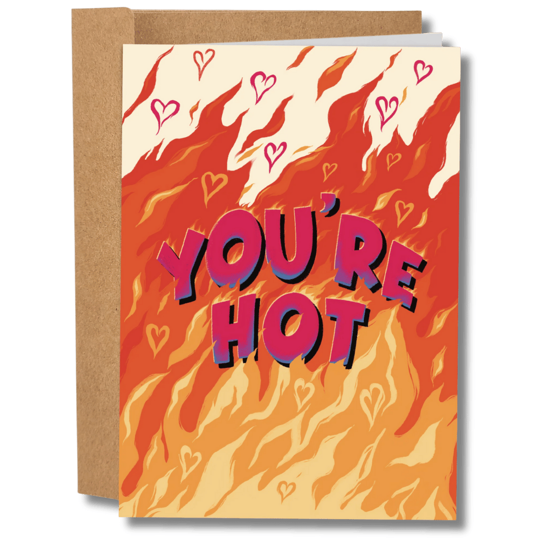 naughty greeting card with 