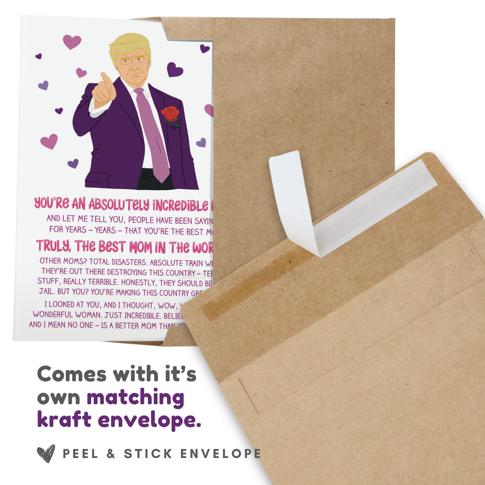 You're An Absolutely Incredible Mom Trump | Funny Mother's Day Card