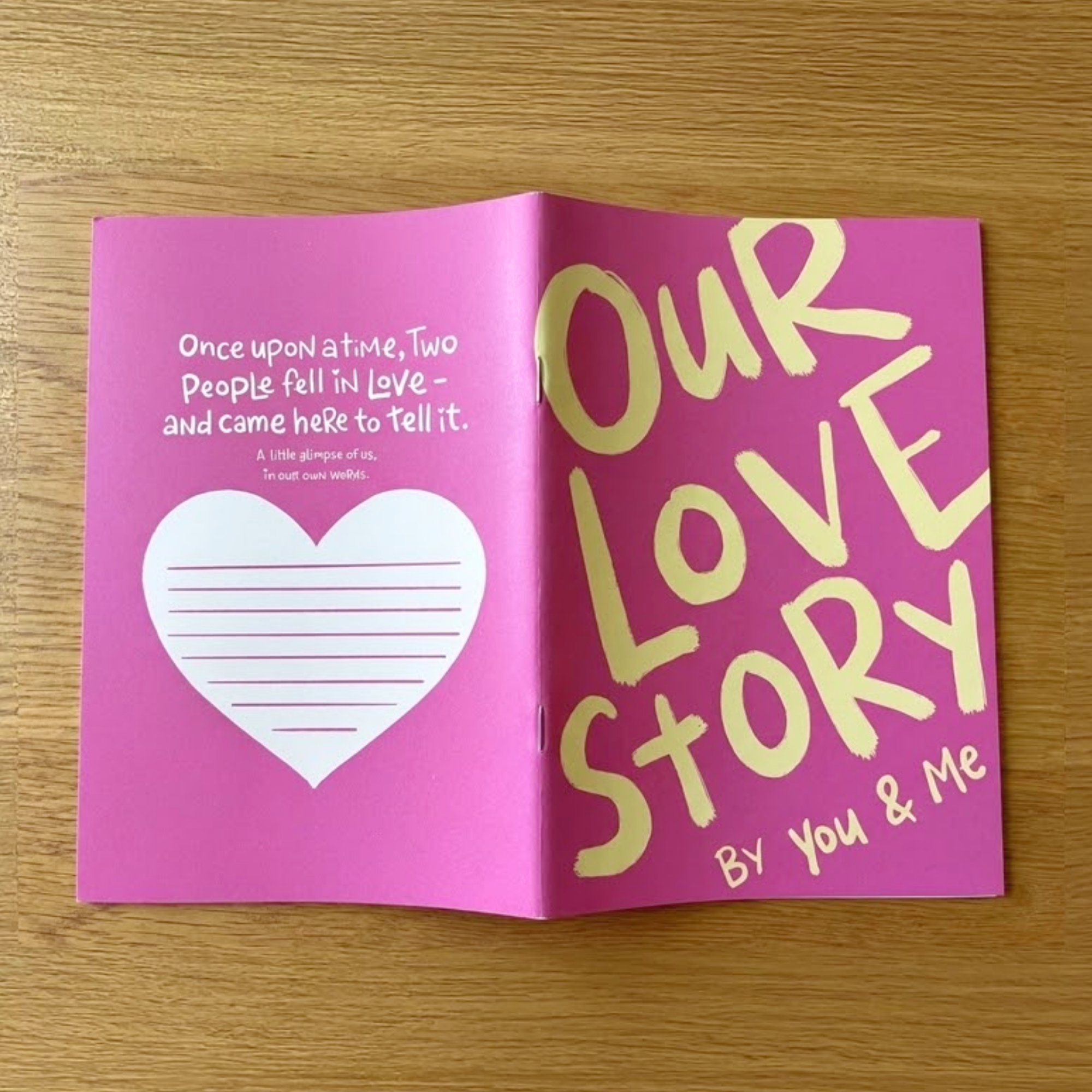 Our Love Story – A Guided Love Journal for Couples – Sleazy Greetings