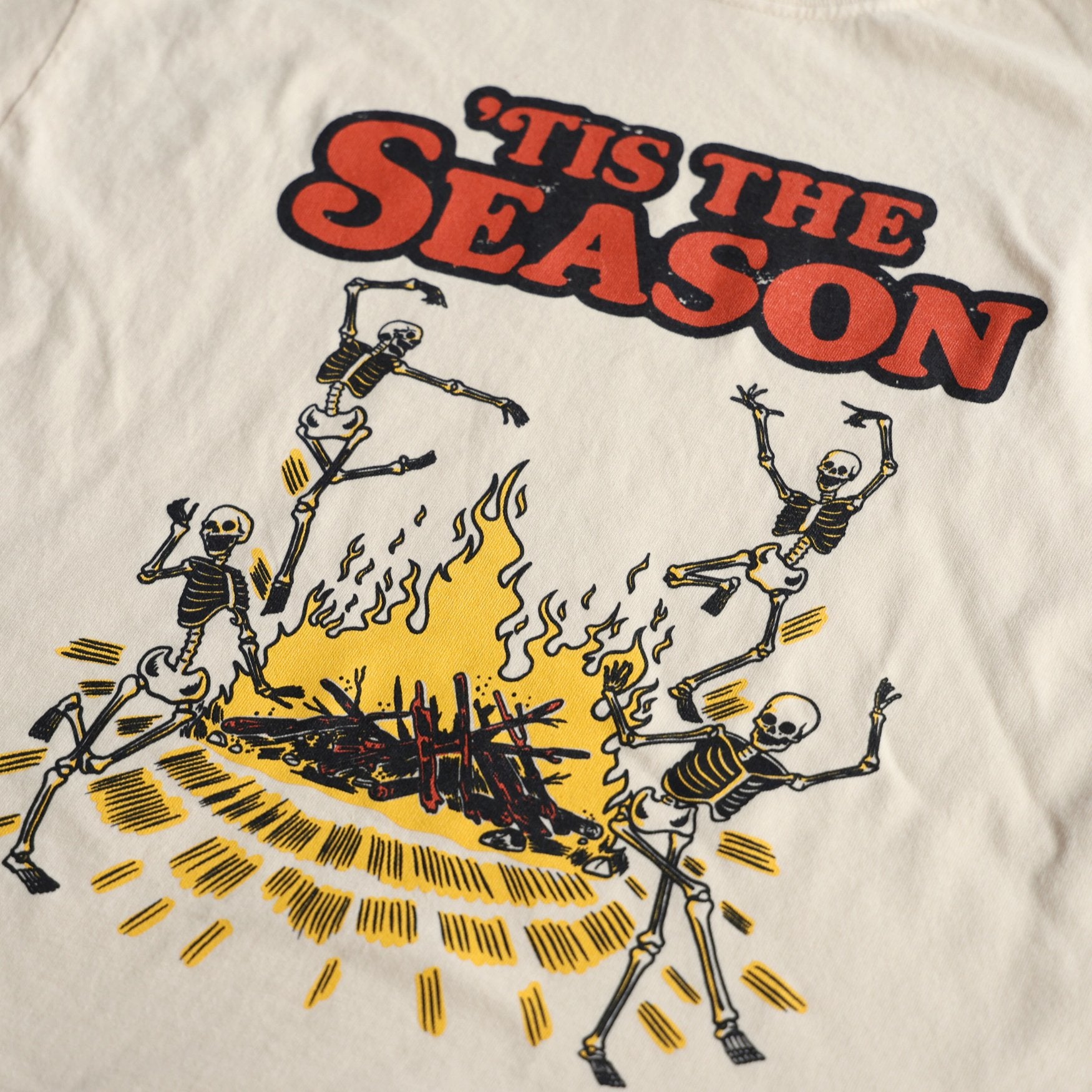 'Tis The Season - Vintage Halloween Graphic T-Shirt - Sleazy Greetings - greetingcard