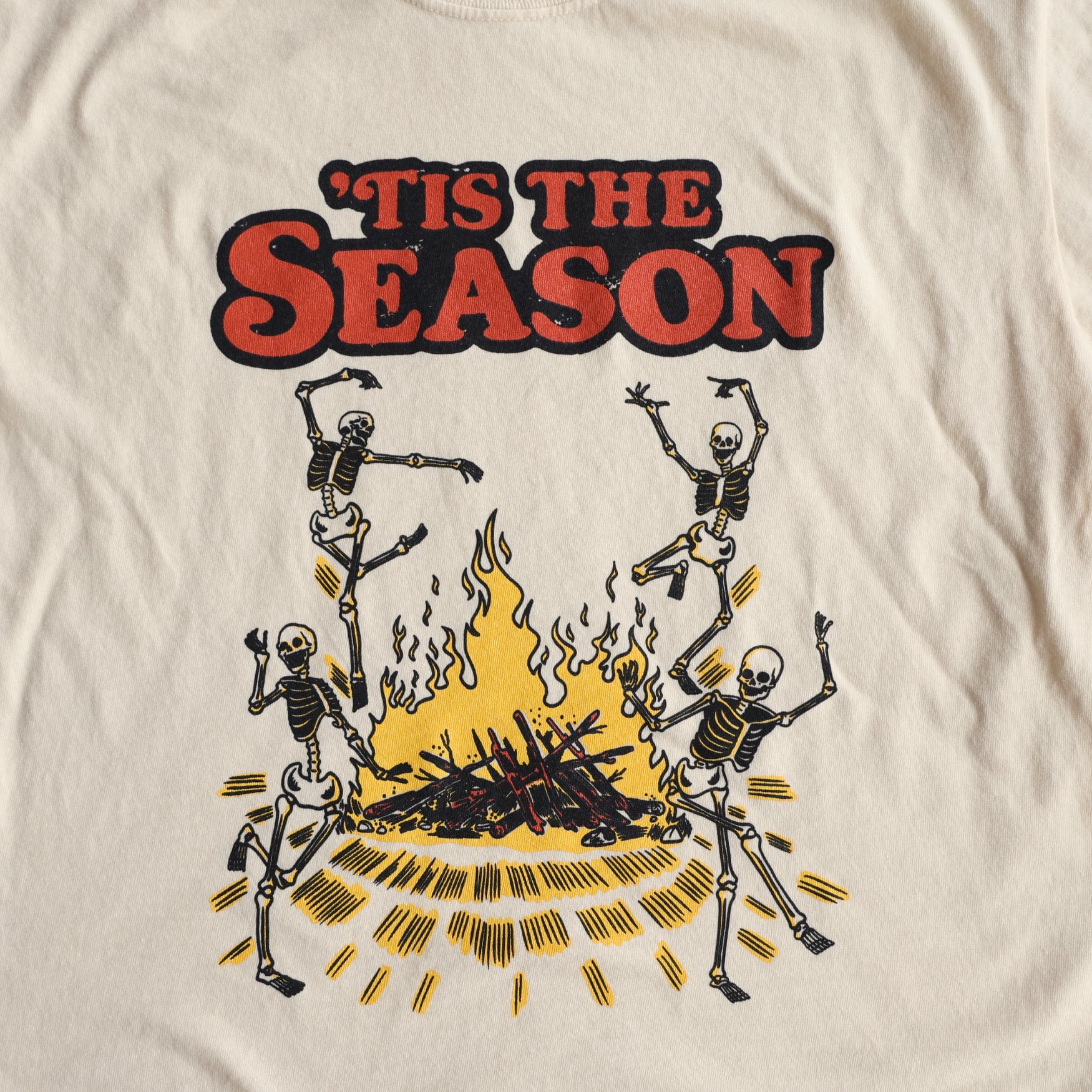 'Tis The Season - Vintage Halloween Graphic T-Shirt - Sleazy Greetings - greetingcard