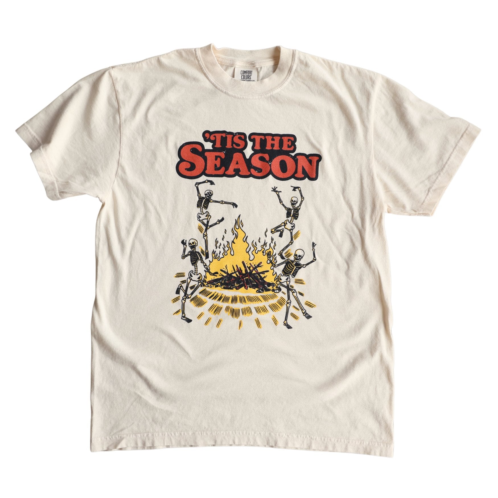'Tis The Season - Vintage Halloween Graphic T-Shirt - Sleazy Greetings - greetingcard