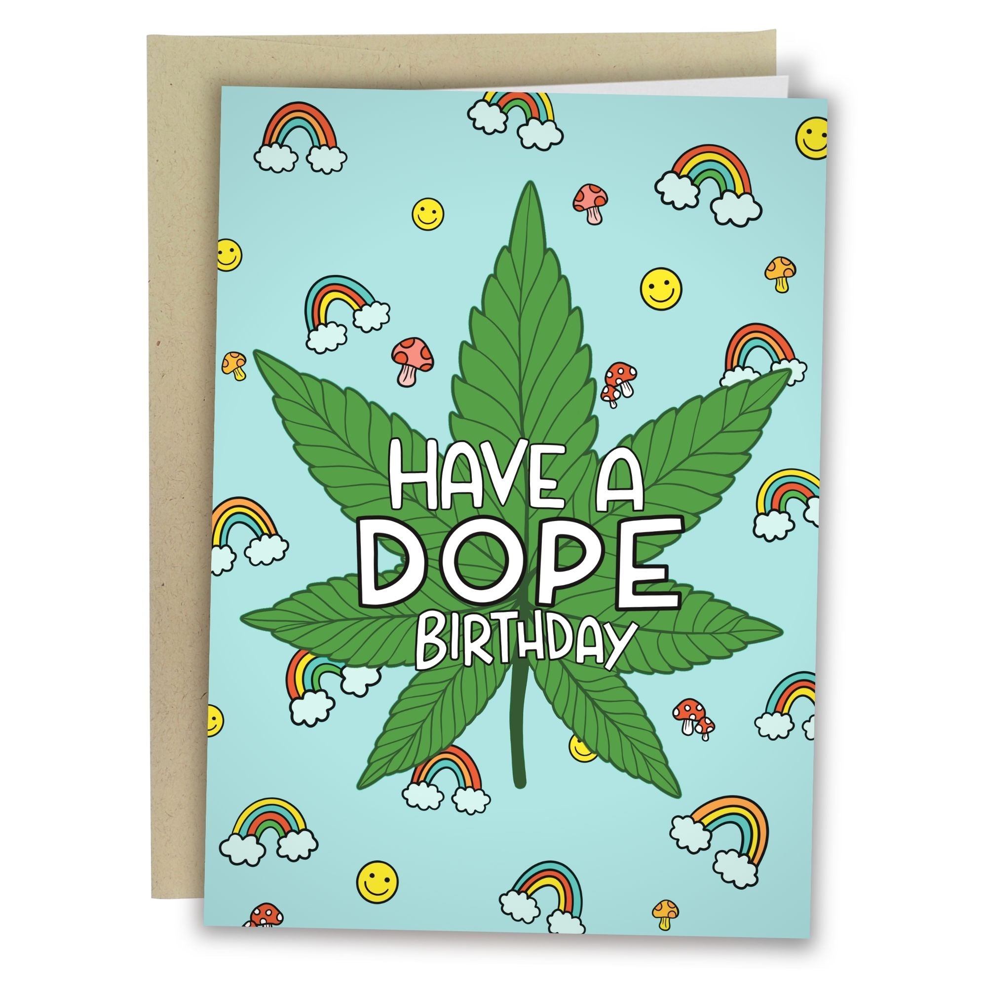 pothead birthday Have A Dope Birthday - Funny Pot Card