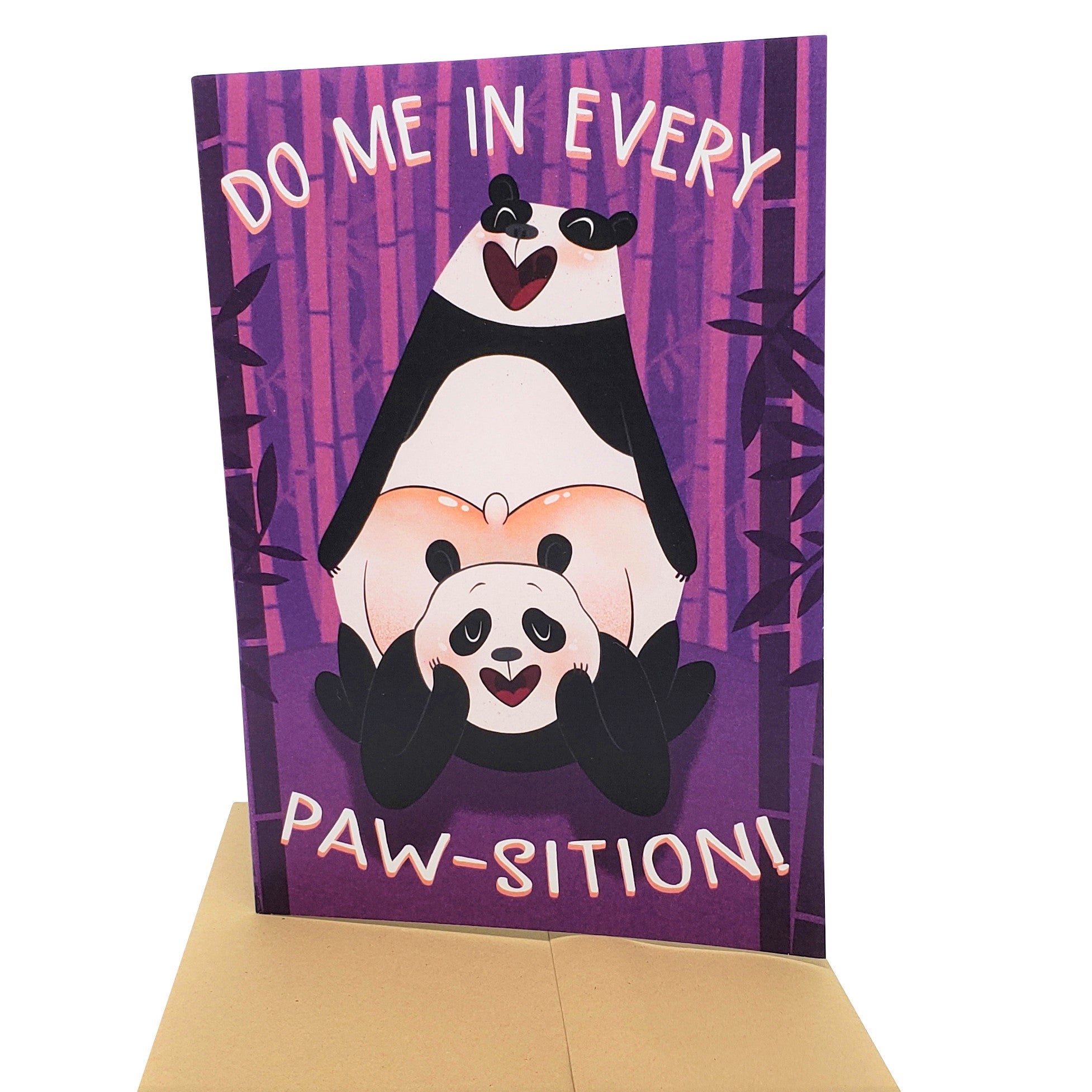Do Me In Every Paw-sition - Dirty Card - Naughty Adult Greeting Card - Sleazy Greetings